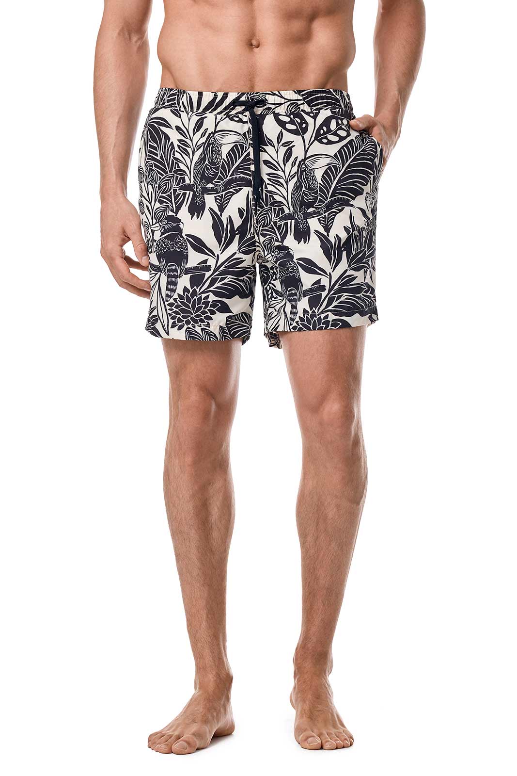Men's Swim Trunks | Moonlit Tropics - Image 2