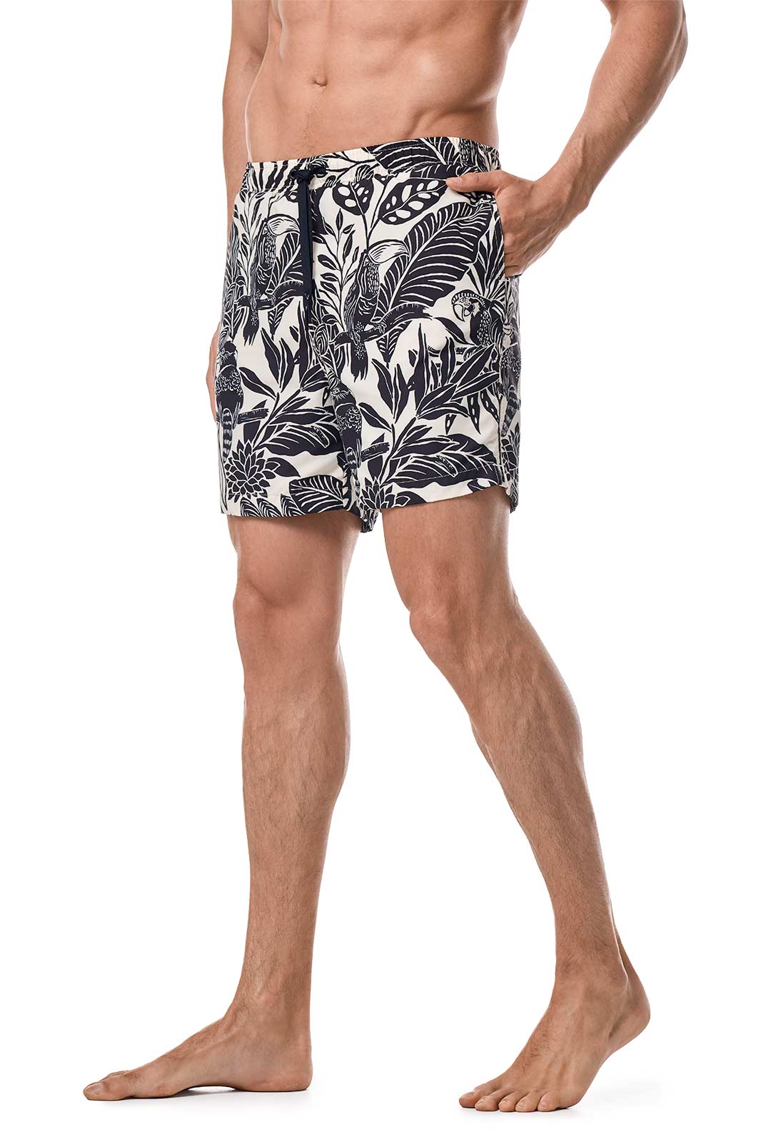 Men's Swim Trunks | Moonlit Tropics - Image 3