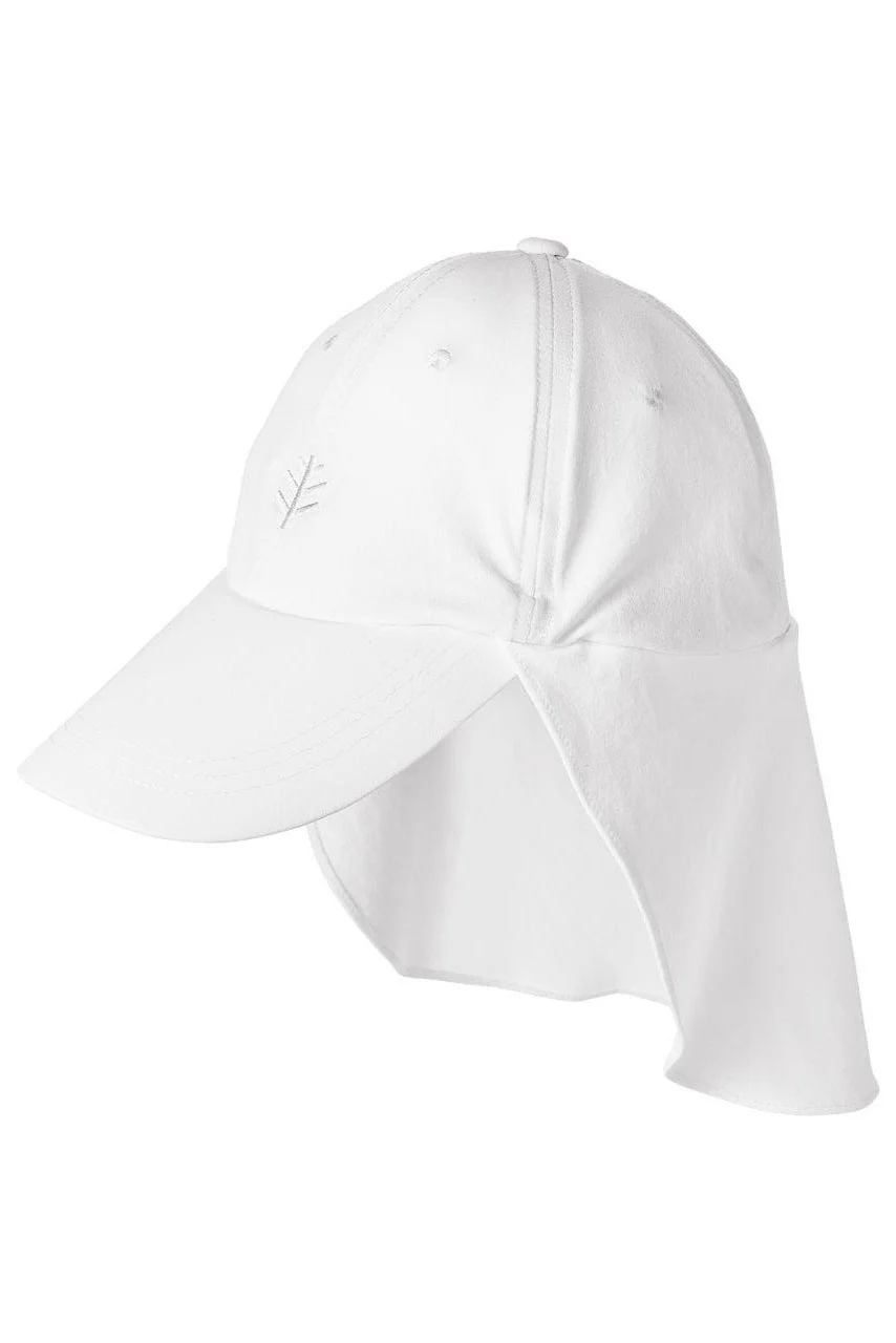 Hayden Chlorine Resistant Pool Cap with Neck Drape | White - Image 3