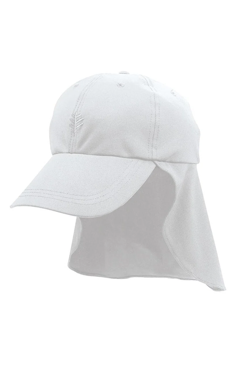 Hayden Chlorine Resistant Pool Cap with Neck Drape | White - Image 4