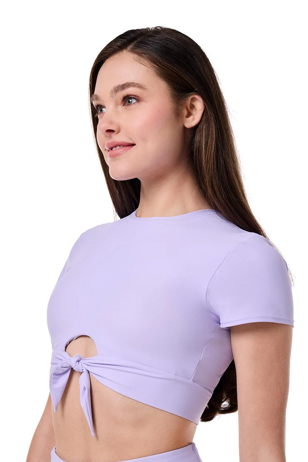 Hibiscus Island Crop Swim Crop Top | Lavendula - Image 3