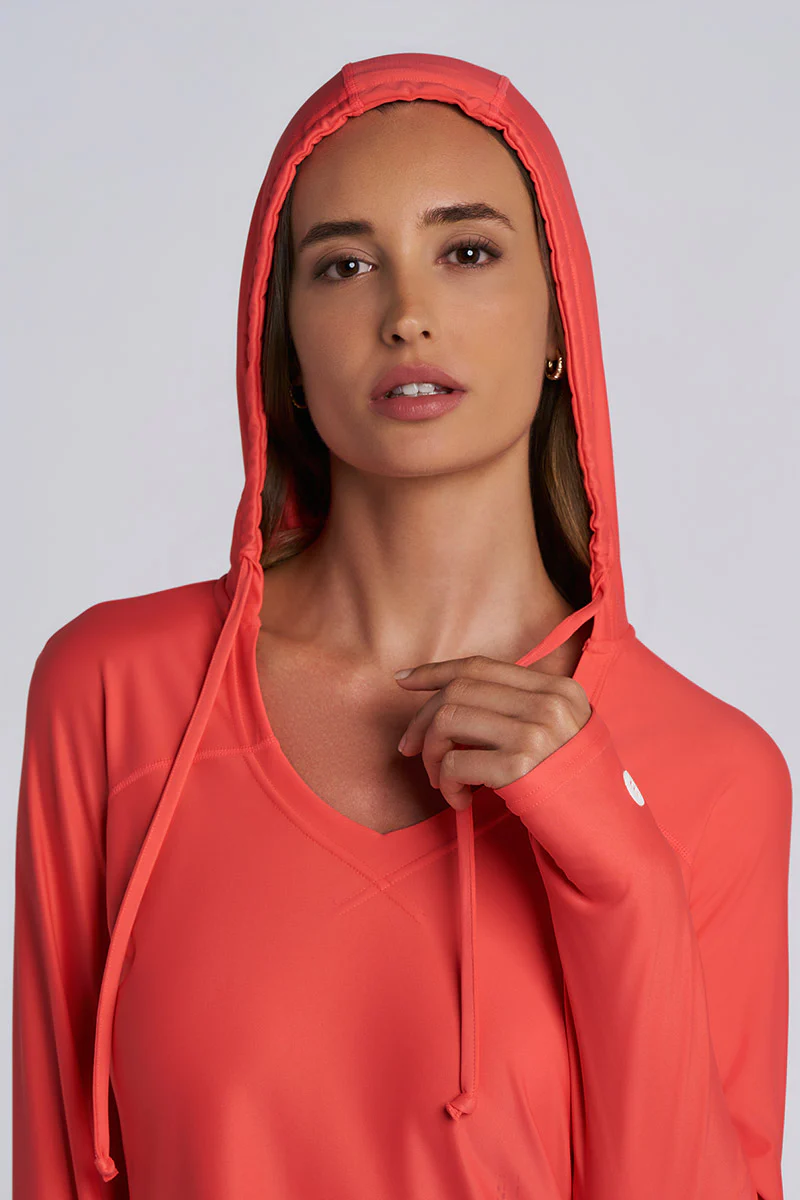 Women's Seacoast Swim Cover-Up Dress | Coral Reef - Image 5