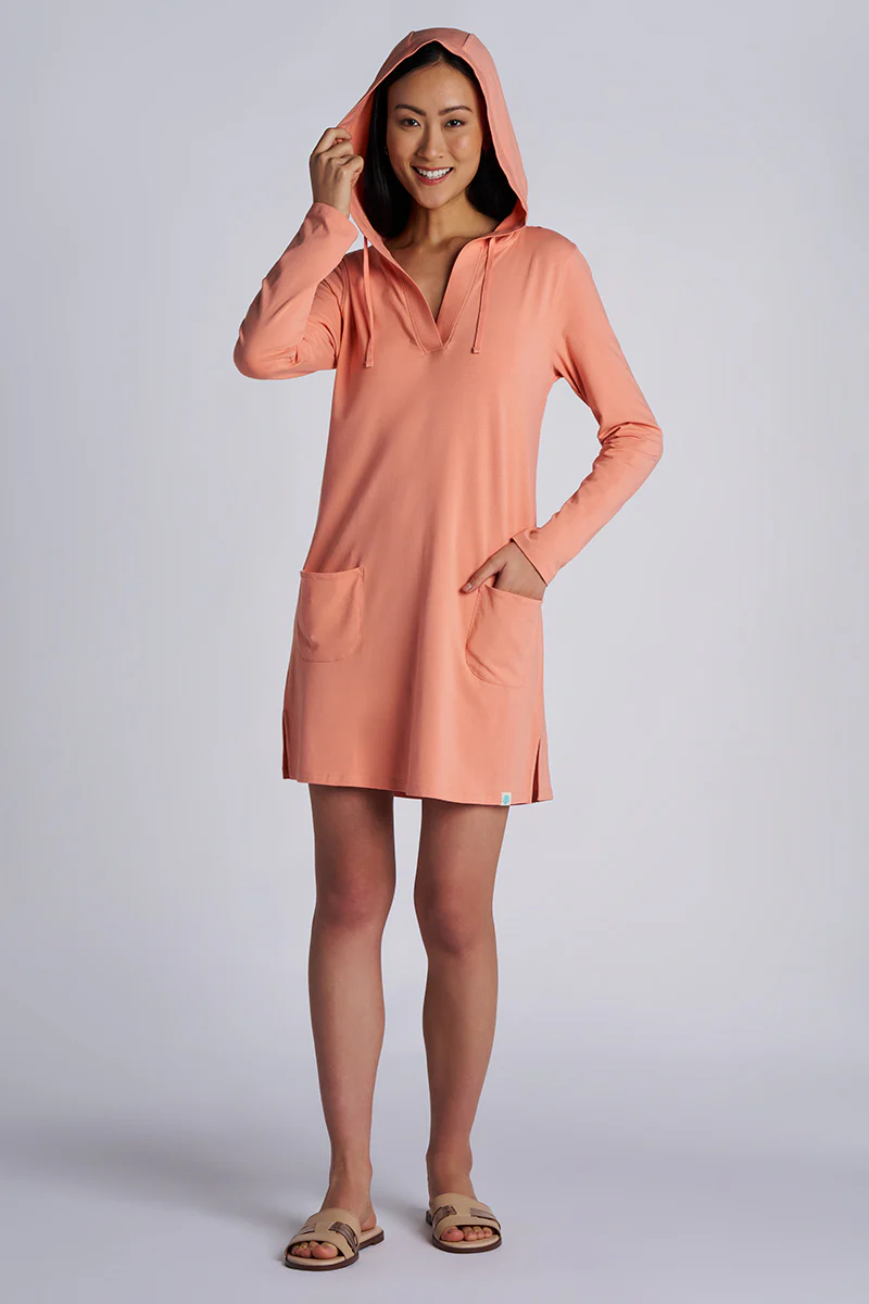 Hoodie Cover-Up Dress with Pockets | Regular Parent - Image 2