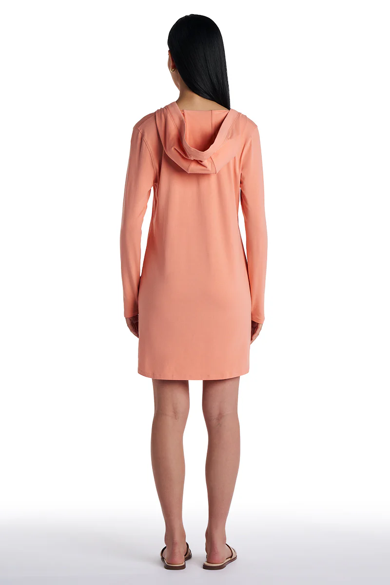 Women's Catalina Cover-Up Dress with Pockets | Soft Blush - Image 4