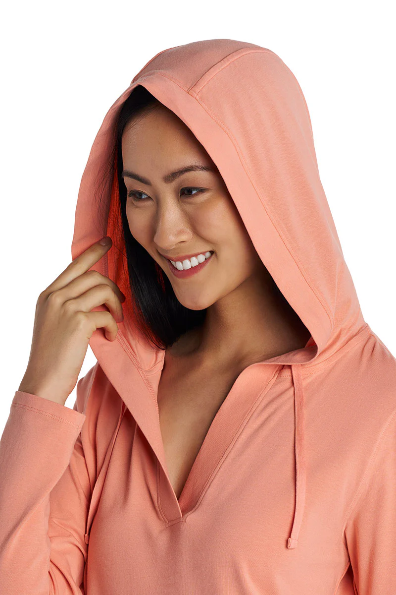 Women's Catalina Cover-Up Dress with Pockets | Soft Blush - Image 7