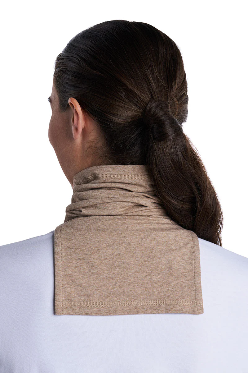 Key West Sun Neck Gaiter | Dark Taupe Heather - Image 5