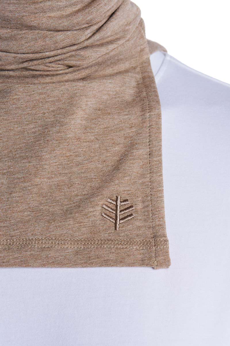 Key West Sun Neck Gaiter | Dark Taupe Heather - Image 6