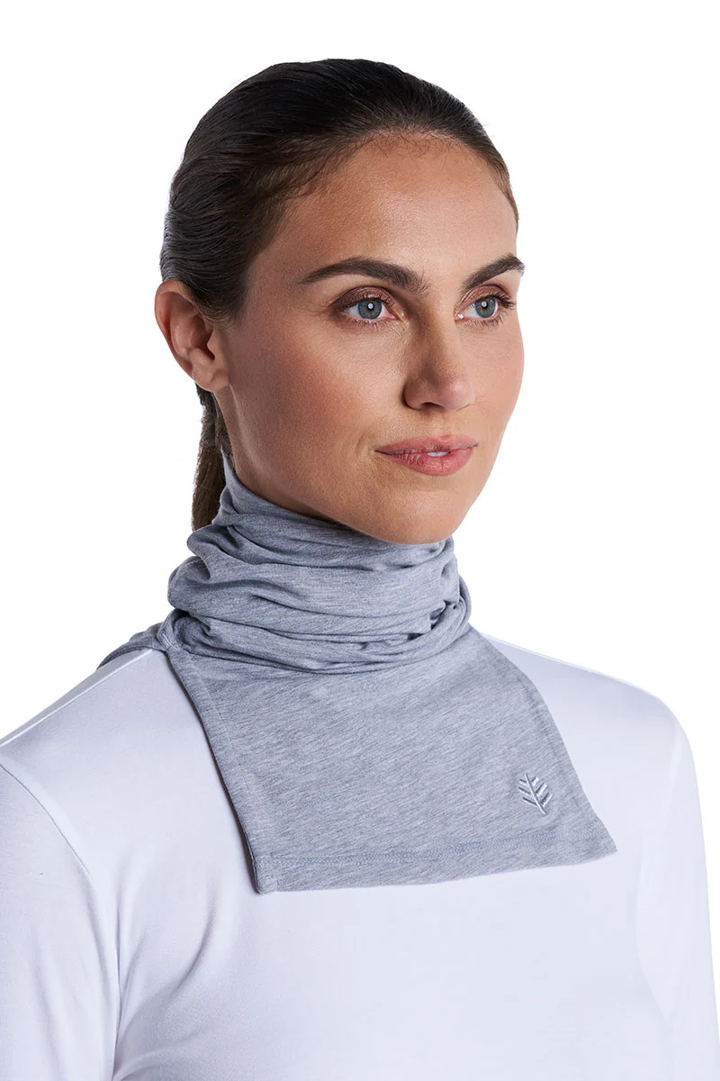 Key West Sun Neck Gaiter | Grey Heather - Image 4