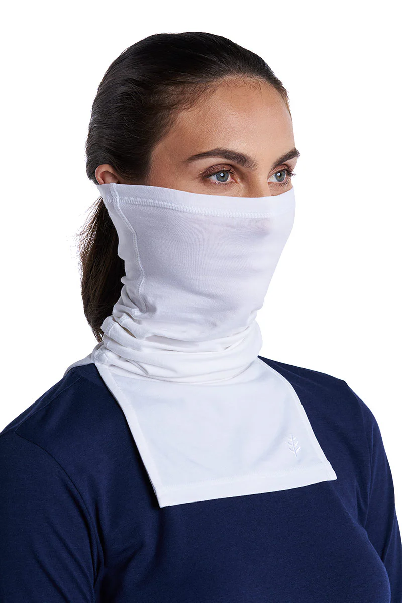 Key West Sun Neck Gaiter | White - Image 3