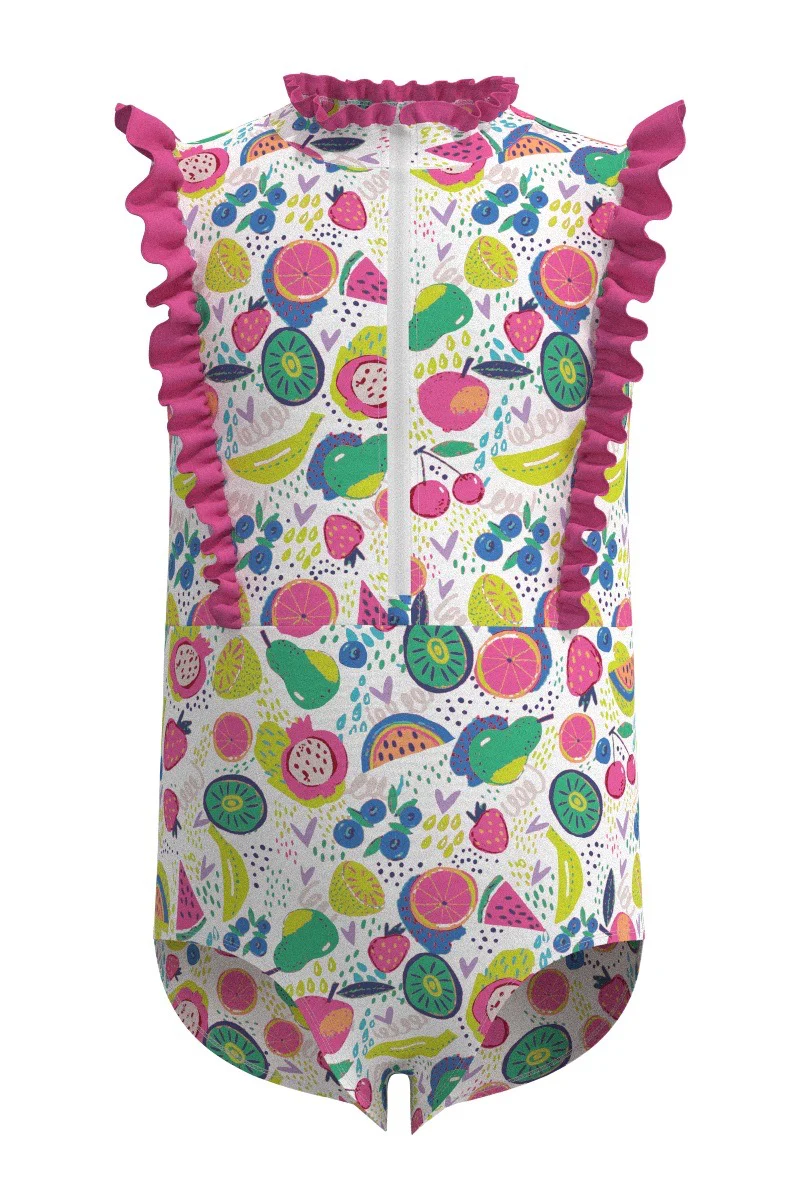 Kid's Angelfish Ruffle Swimsuit | Regular Parent