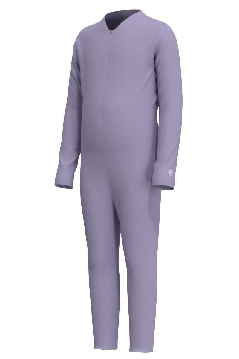 Kid's Barracuda Neck-to-Ankle Swimsuit | Lavendula - Image 2