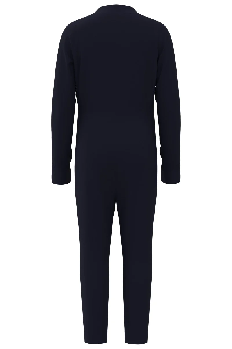 Kid's Barracuda Neck-to-Ankle Swimsuit | Navy - Image 3