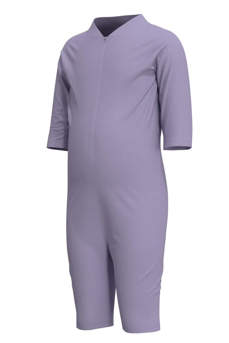 Kid's Barracuda Neck-to-Knee Swimsuit | Lavendula - Image 2