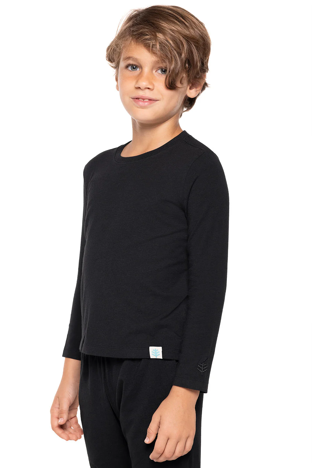 Kid's Coco Plum Everyday Long Sleeve T-Shirt | Black - Image 3