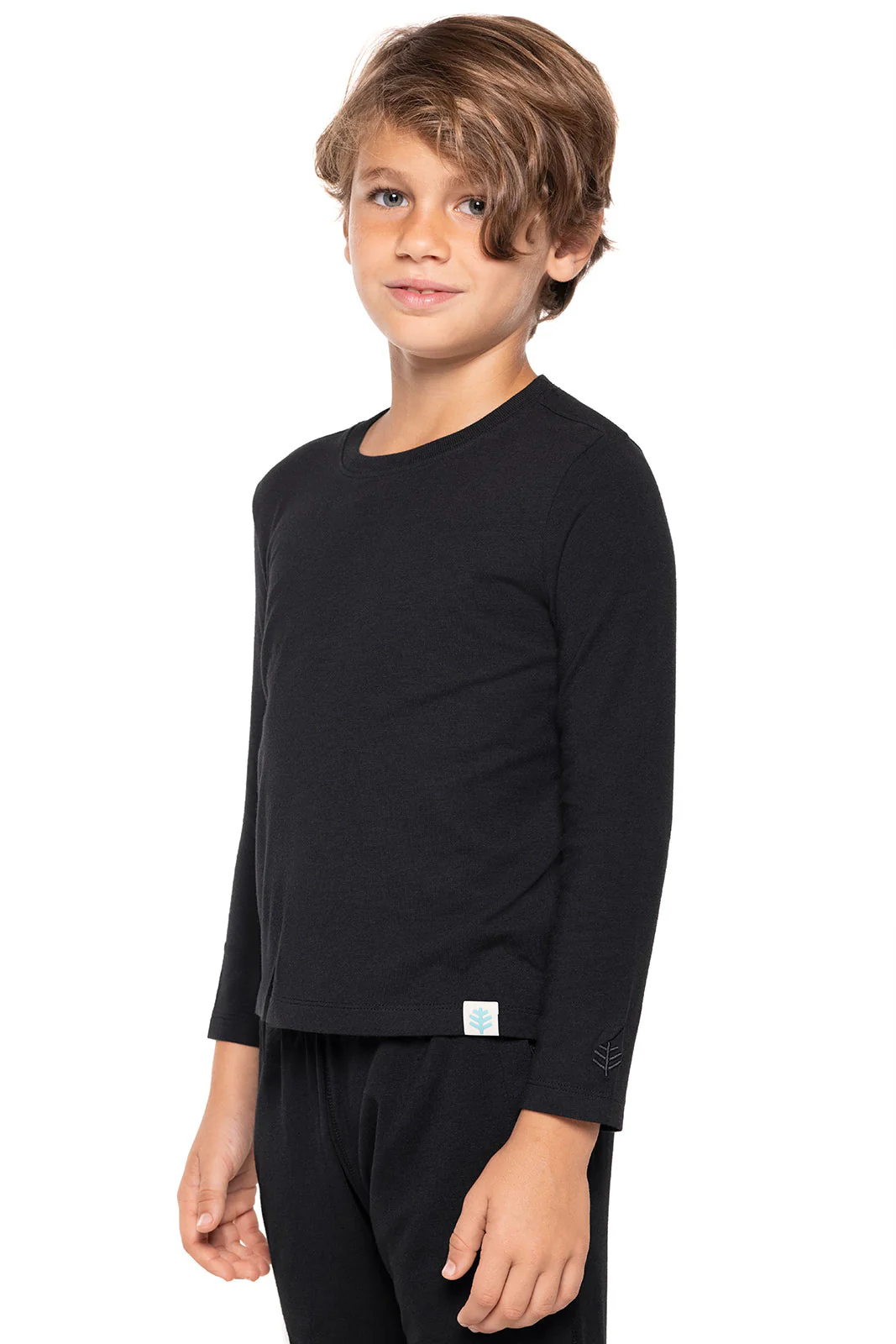 Kid's Coco Plum Everyday Long Sleeve T-Shirt | Black - Image 5
