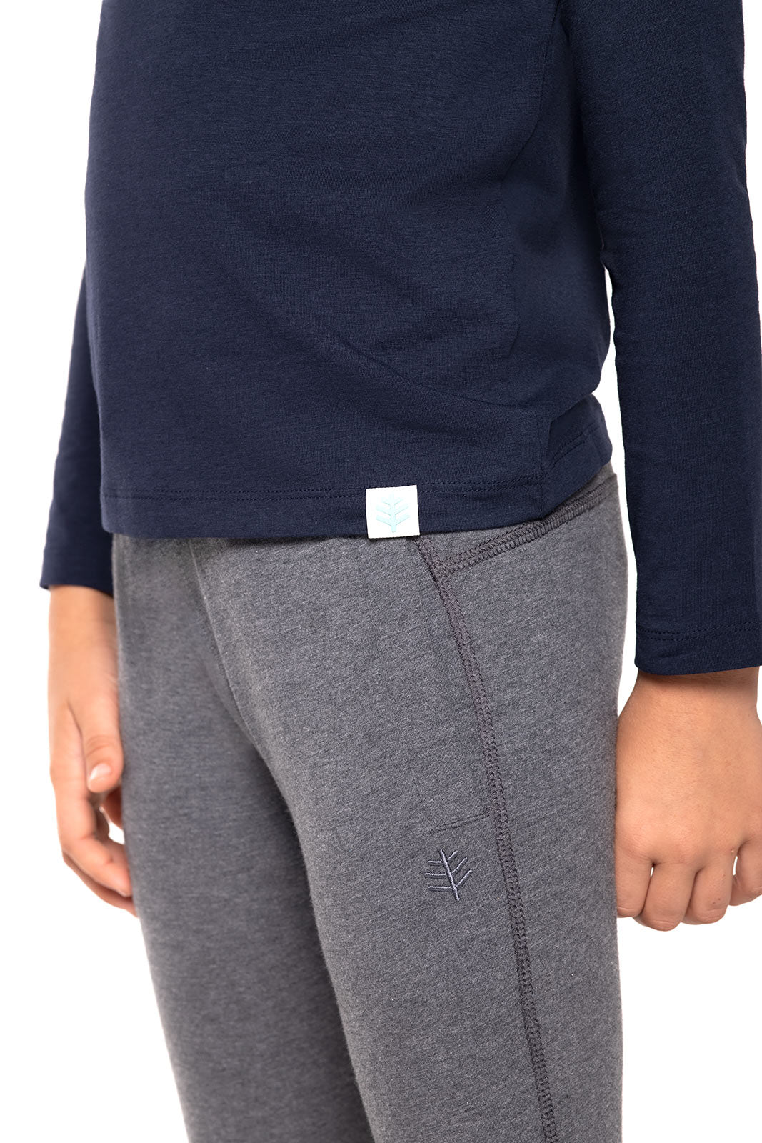 Kid's Coco Plum Everyday Long Sleeve T-Shirt | Navy - Image 4