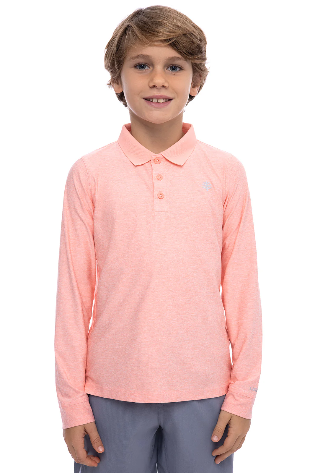 Kid's Erodym Long Sleeve Golf Polo | Clearance Parent
