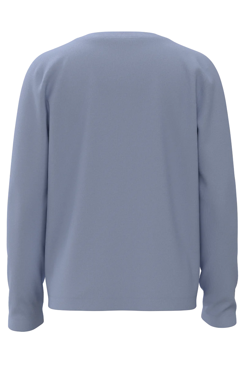 Kid's Coco Plum Everyday Long Sleeve T-Shirt | Periwinkle - Image 4