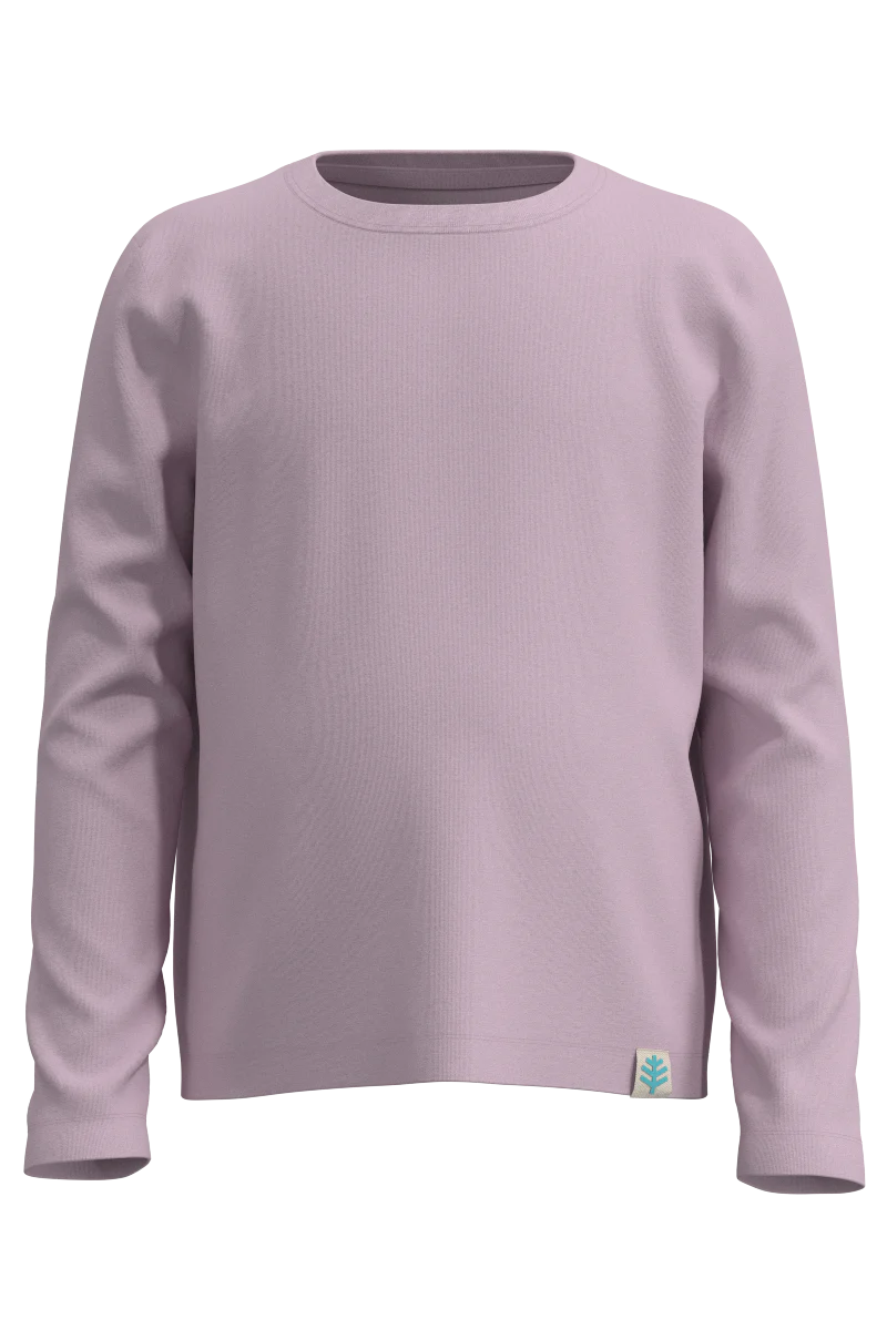 Kid's Coco Plum Everyday Long Sleeve T-Shirt | Powder - Image 2
