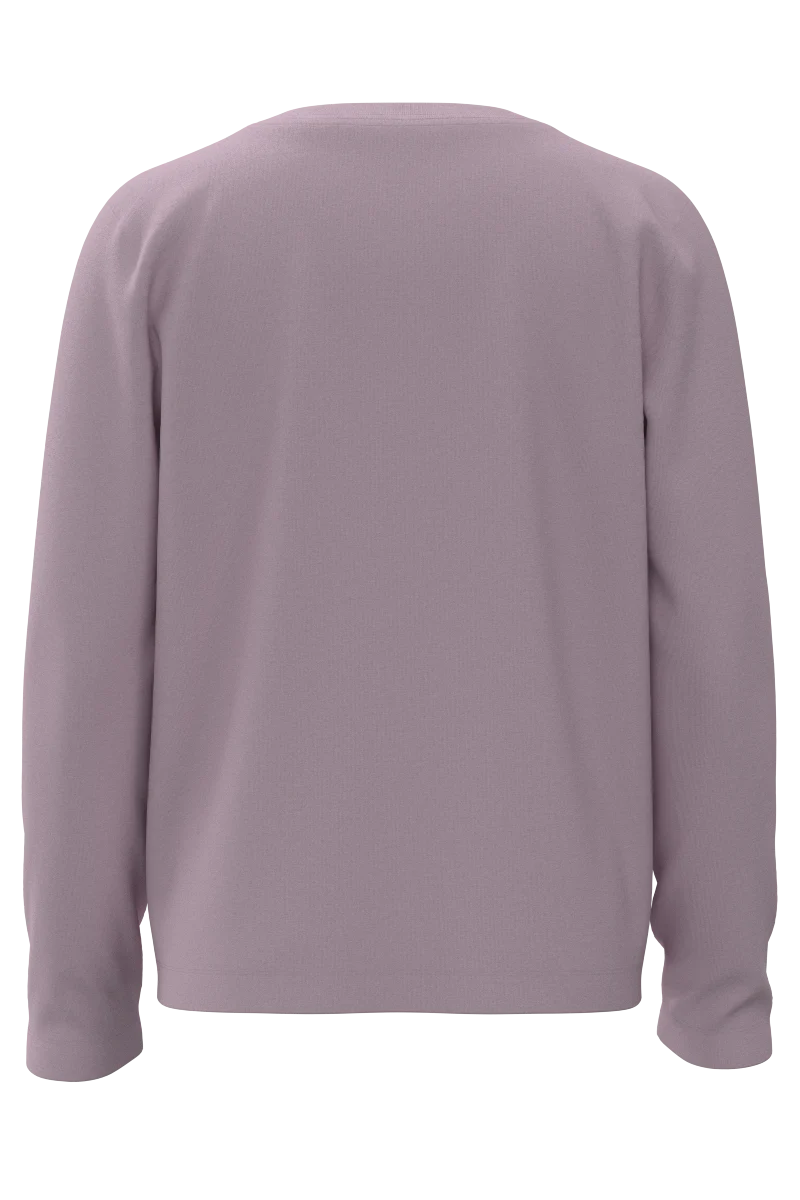 Kid's Coco Plum Everyday Long Sleeve T-Shirt | Powder - Image 3