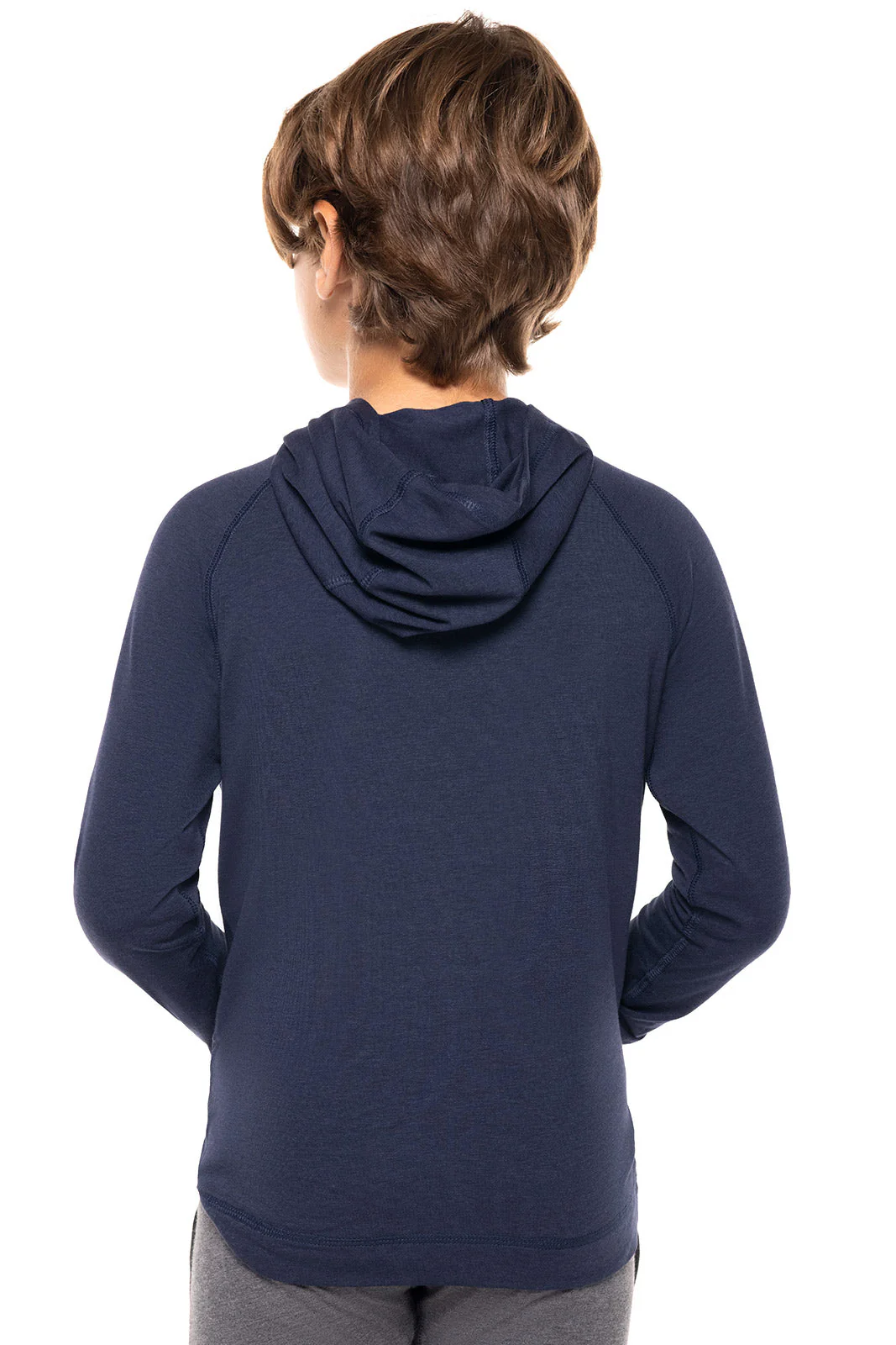 Kid's LumaLeo Hoodie | Navy - Image 3