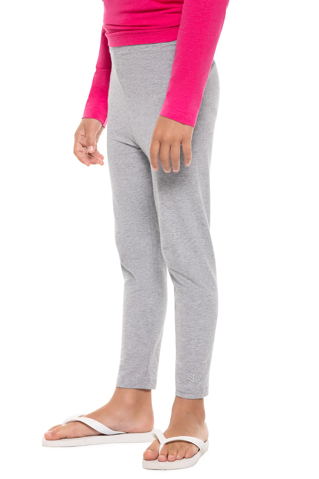Kid's Monterey Summer Leggings | Grey Heather - Image 3