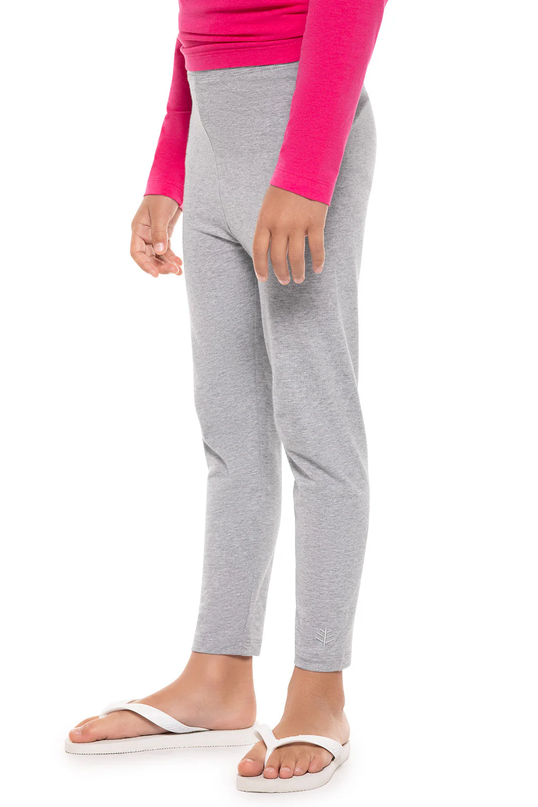 Kid's Monterey Summer Leggings | Grey Heather - Image 5