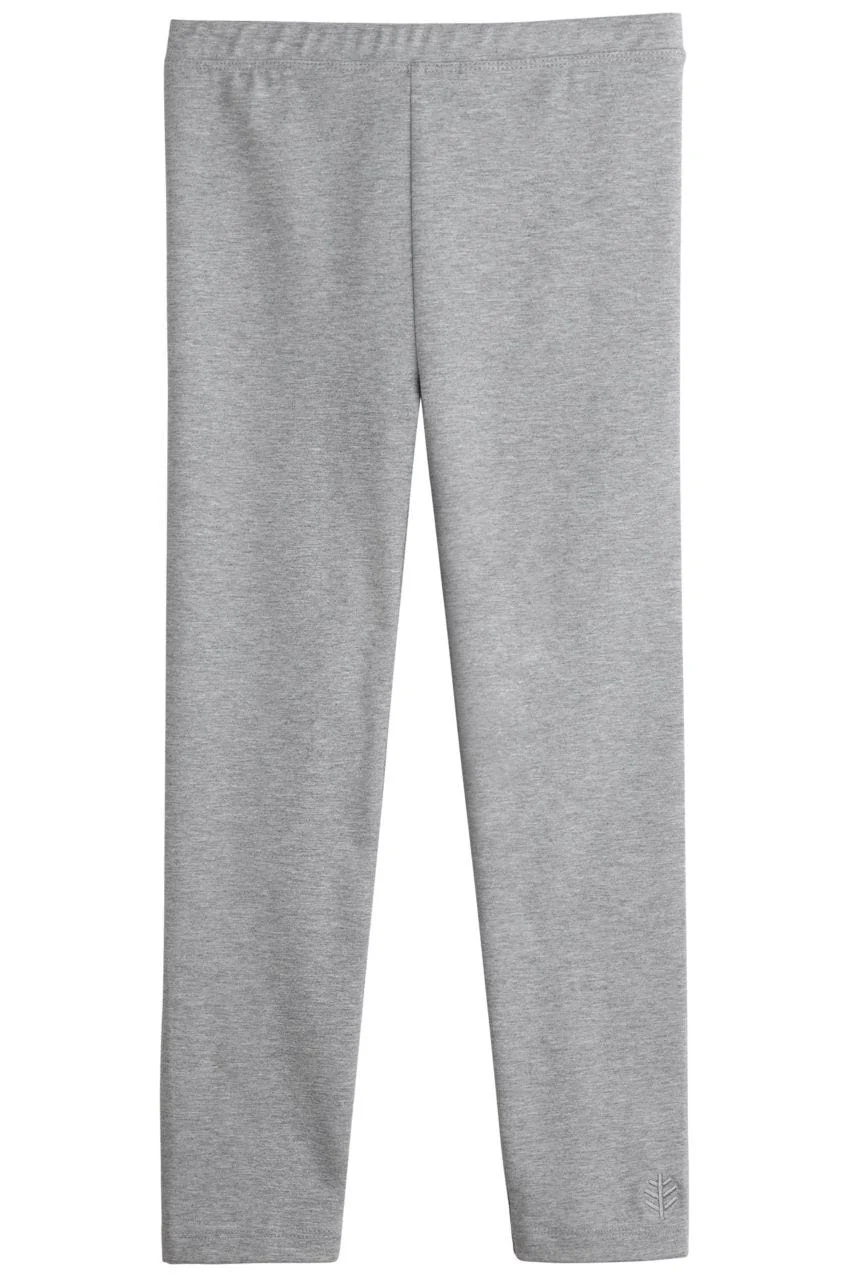 Kid's Monterey Summer Leggings | Grey Heather - Image 6