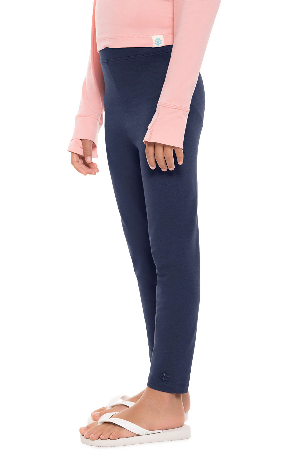 Kid's Monterey Summer Leggings | Navy - Image 3
