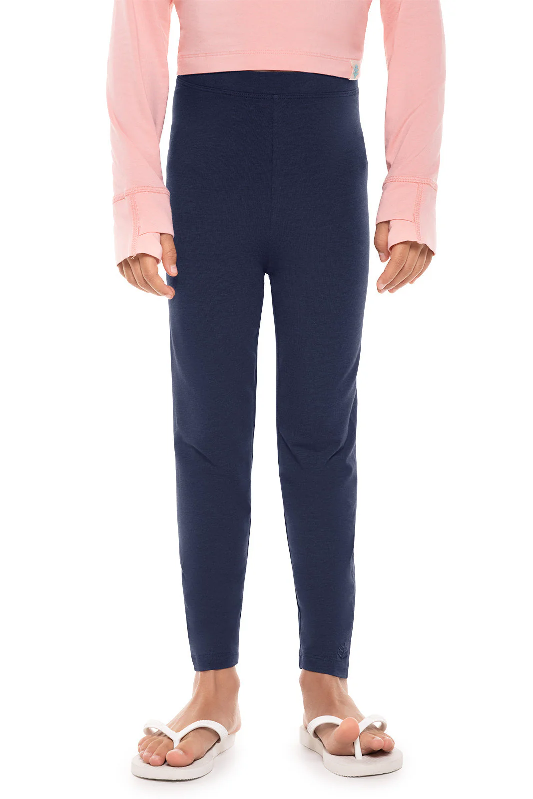 Kid's Monterey Summer Leggings | Navy - Image 5