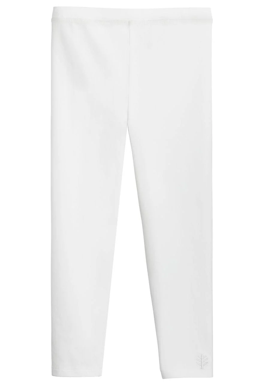 Kid's Monterey Summer Leggings | White - Image 10
