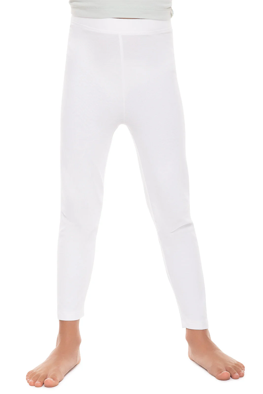 Kid's Monterey Summer Leggings | White - Image 5