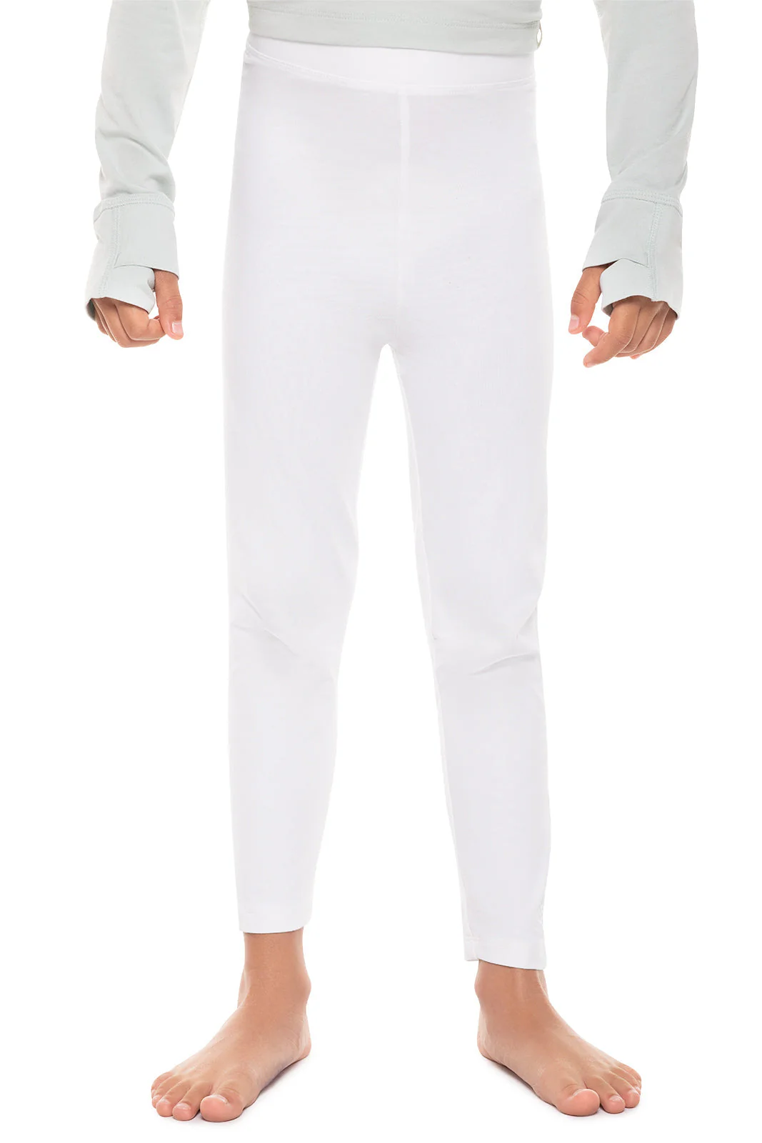 Kid's Monterey Summer Leggings | White - Image 9