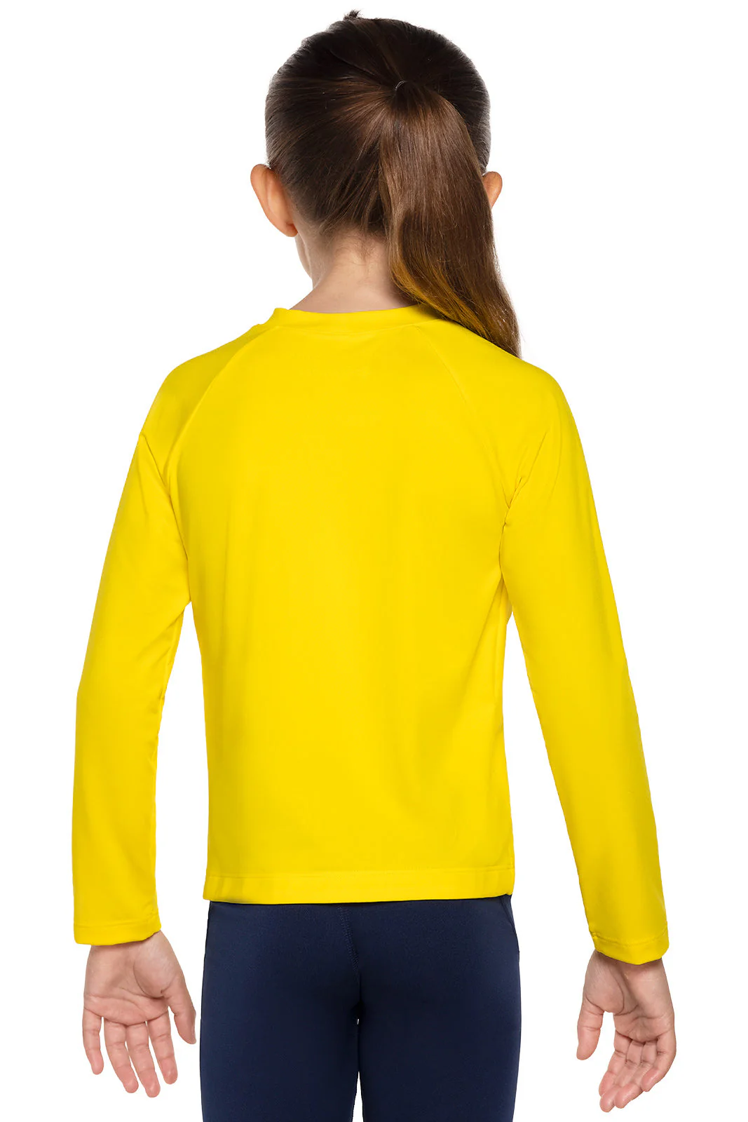 Kid's Sandshark Long Sleeve Surf Shirt | Bold Yellow - Image 3