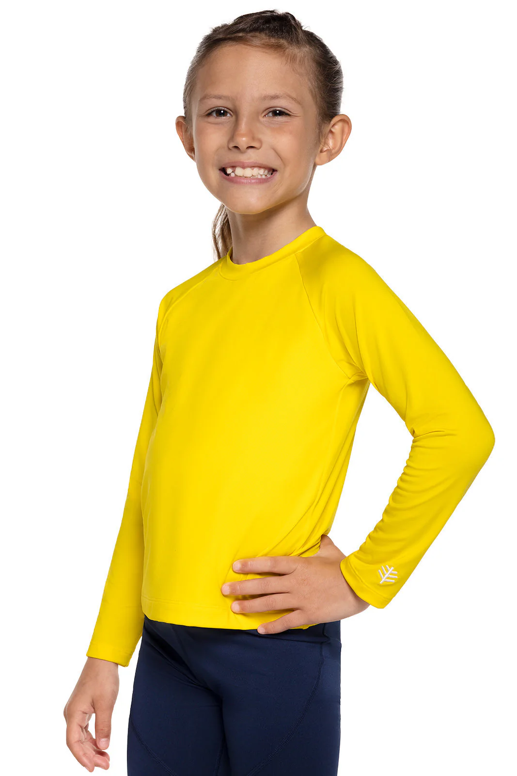 Kid's Sandshark Long Sleeve Surf Shirt | Bold Yellow - Image 4