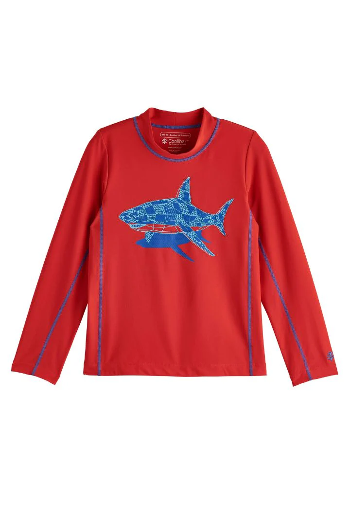 Kid's Sandshark Long Sleeve Surf Shirt | Regular Parent - Image 2