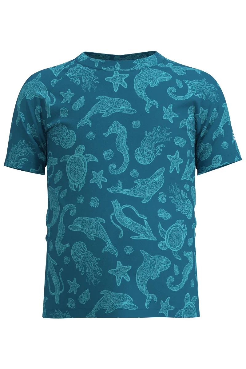 Kid's Sandshark Short Sleeve Surf Shirt | Bluejay Ocean Animals