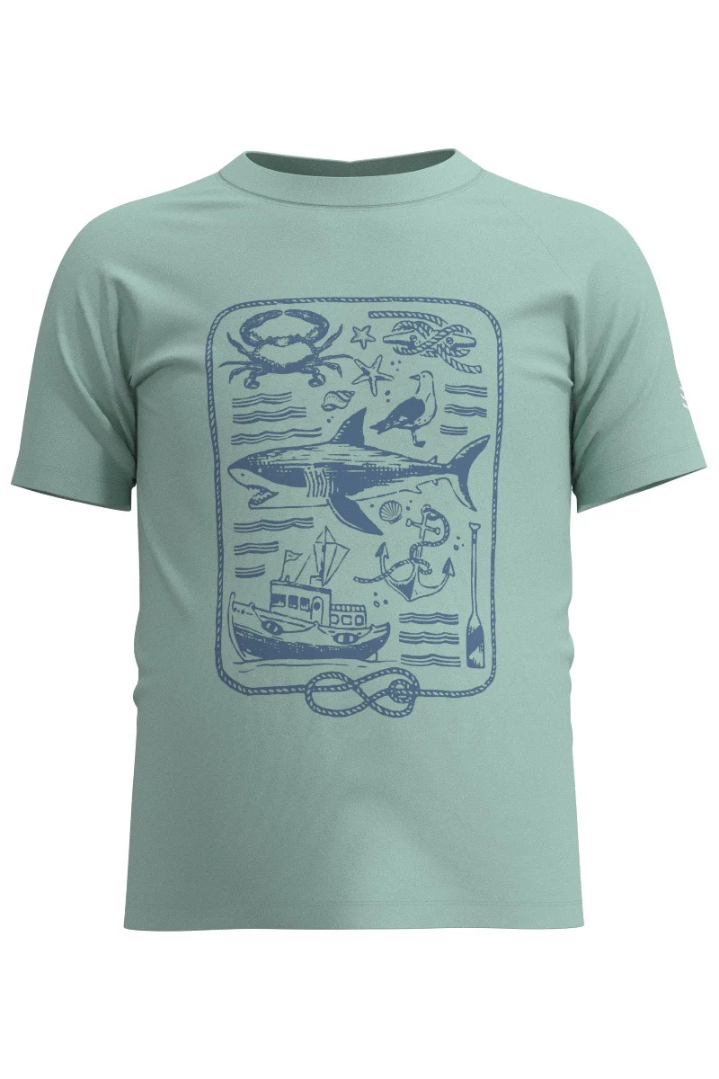 Kid's Surf Short Sleeve Swim Shirt | Regular Parent - Image 4