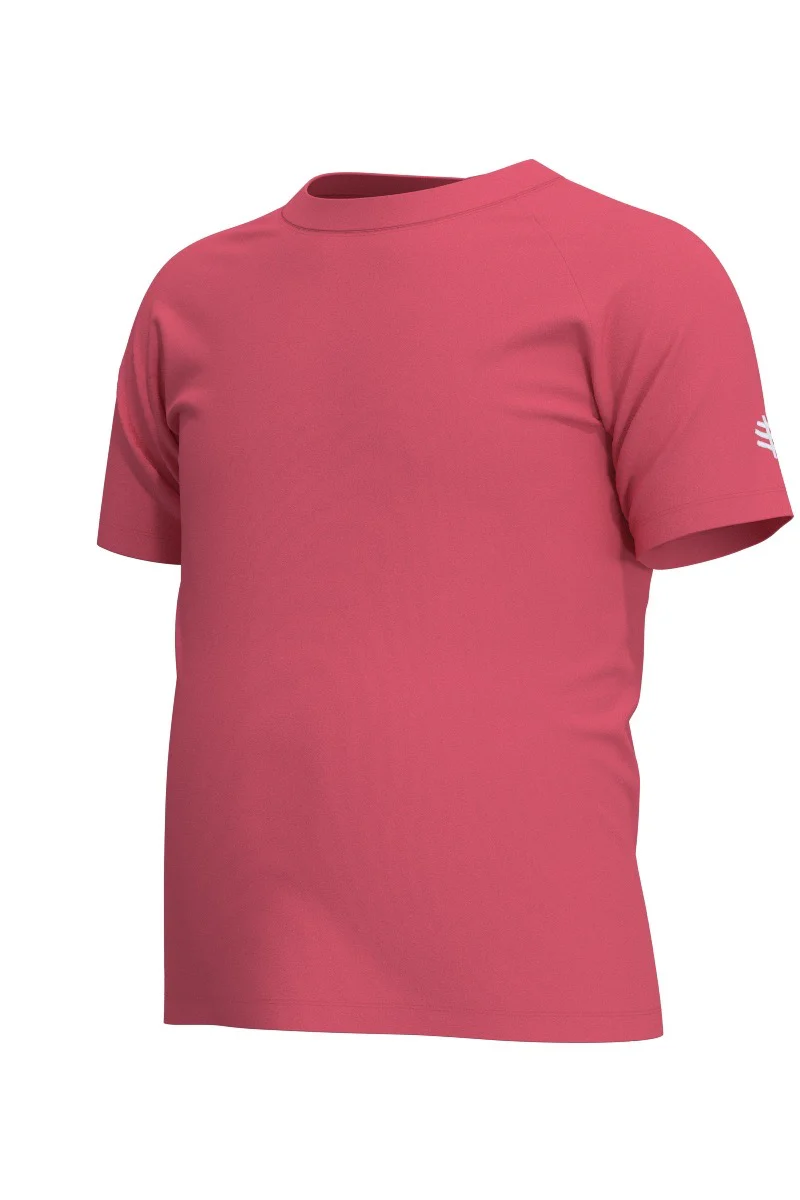 Kid's Sandshark Short Sleeve Surf Shirt | Sunkist Coral - Image 2