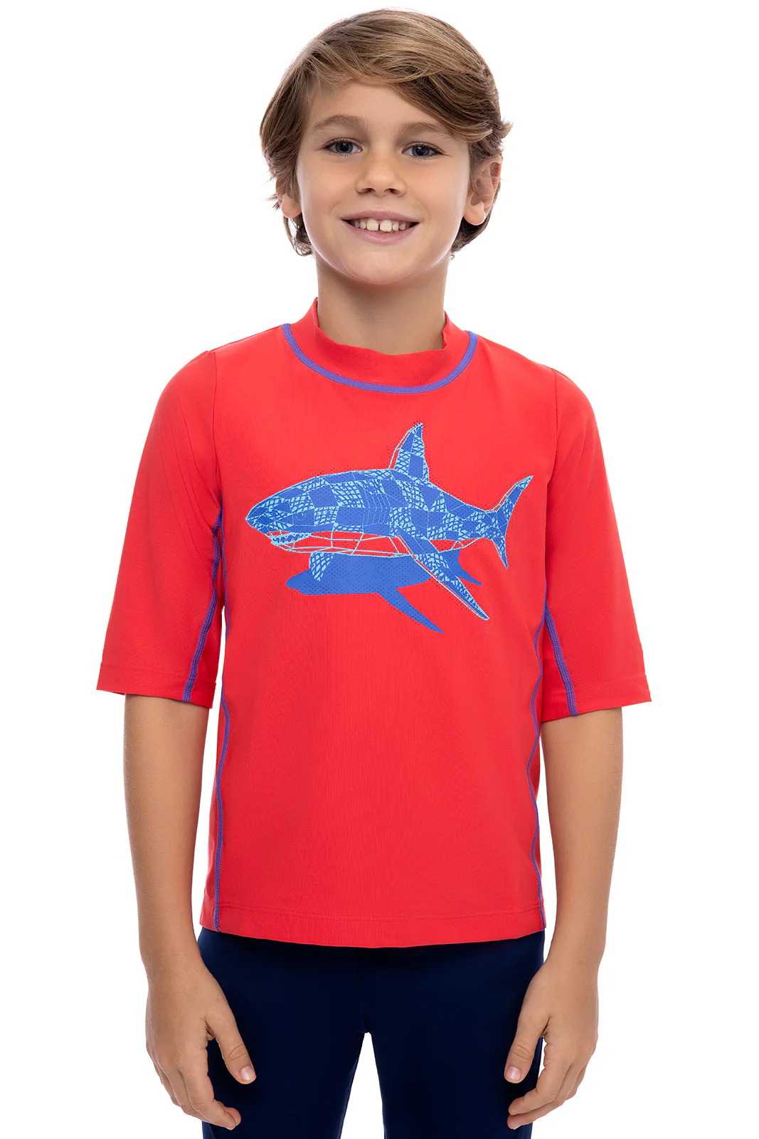 Kid's Surf Short Sleeve Swim Shirt | Regular Parent - Image 11