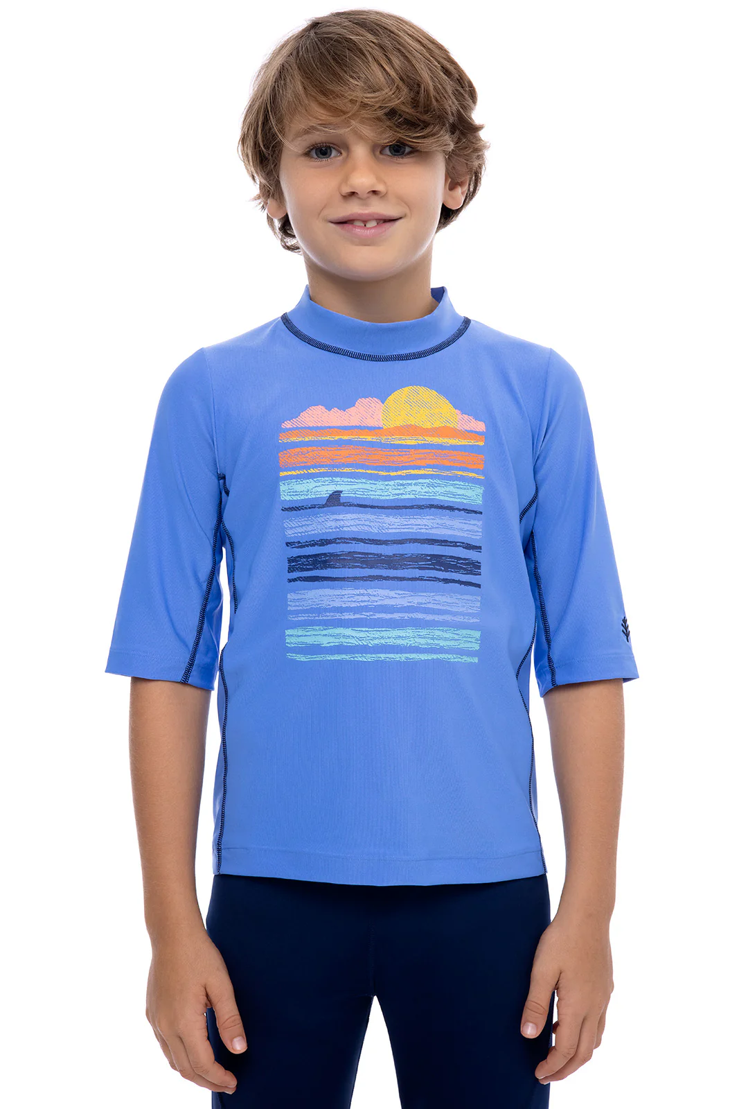 Kid's Surf Short Sleeve Swim Shirt | Regular Parent