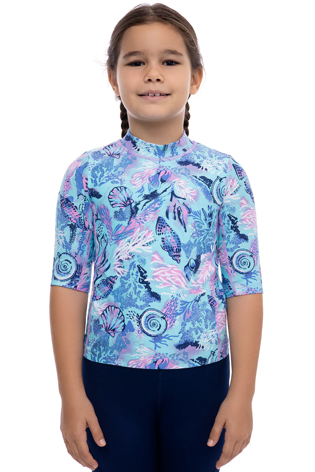 Kid's Surf Short Sleeve Swim Shirt | Regular Parent - Image 9