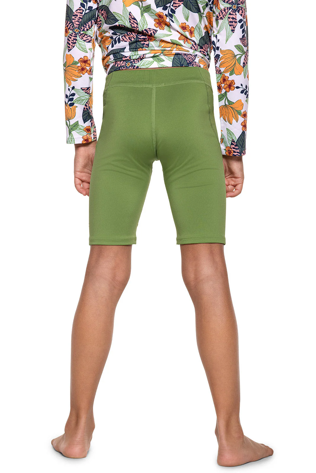 Kid's Wave Swim Shorts | Soft Fern - Image 4