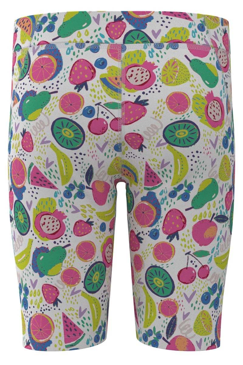Kid's Wave Swim Shorts | White Fruit Party - Image 3
