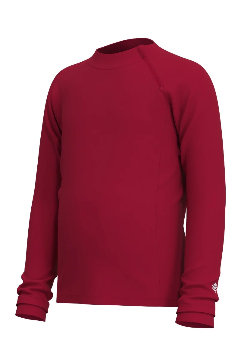 Kid's Wavechaser Zippy Rash Guard | Cherry - Sea Tales - Image 2