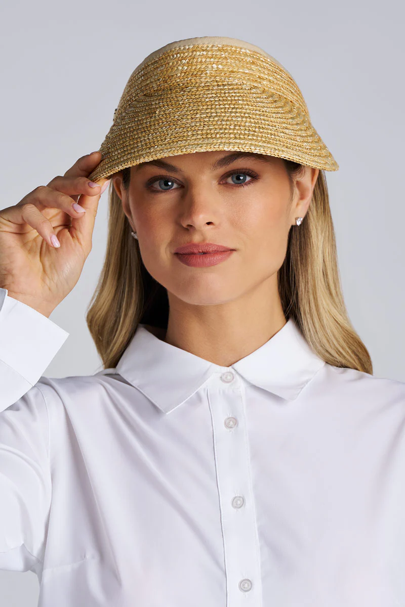Carmen Wheat Straw Visor | Regular Parent - Image 2