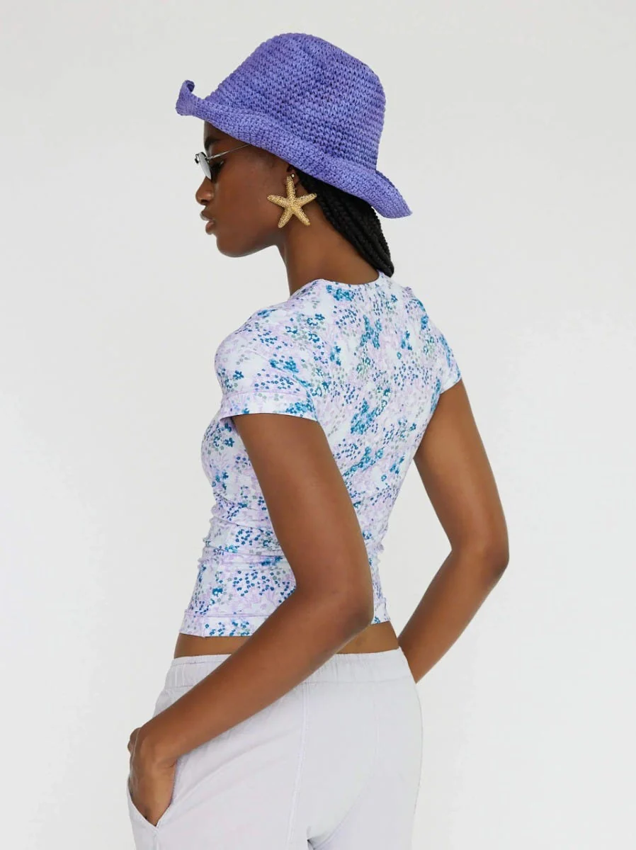 Women's Short Sleeve T-Shirt | Lavender Fields - Image 3