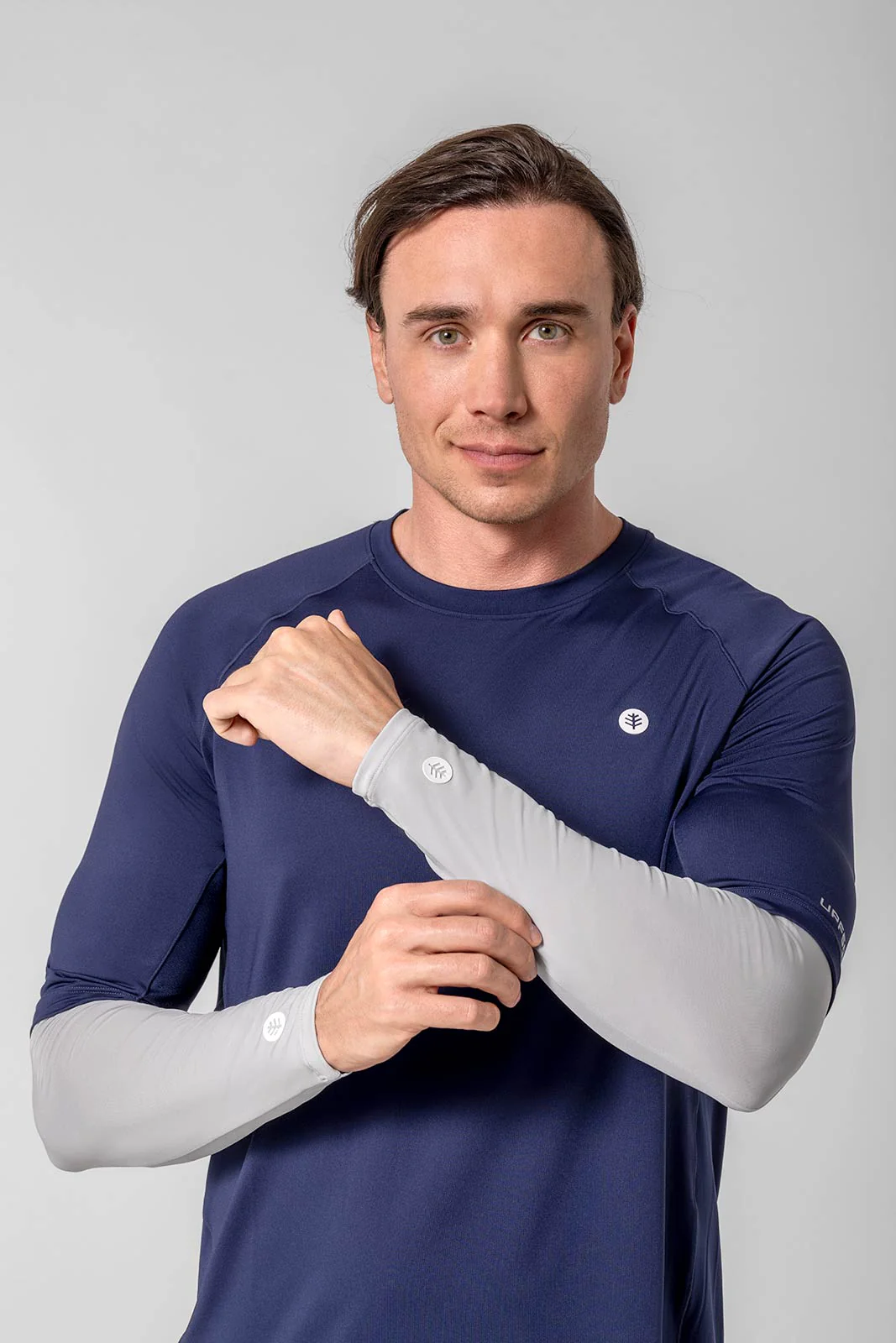 Men's MaxShield Performance Arm Sleeves | Sleek Grey - Image 5