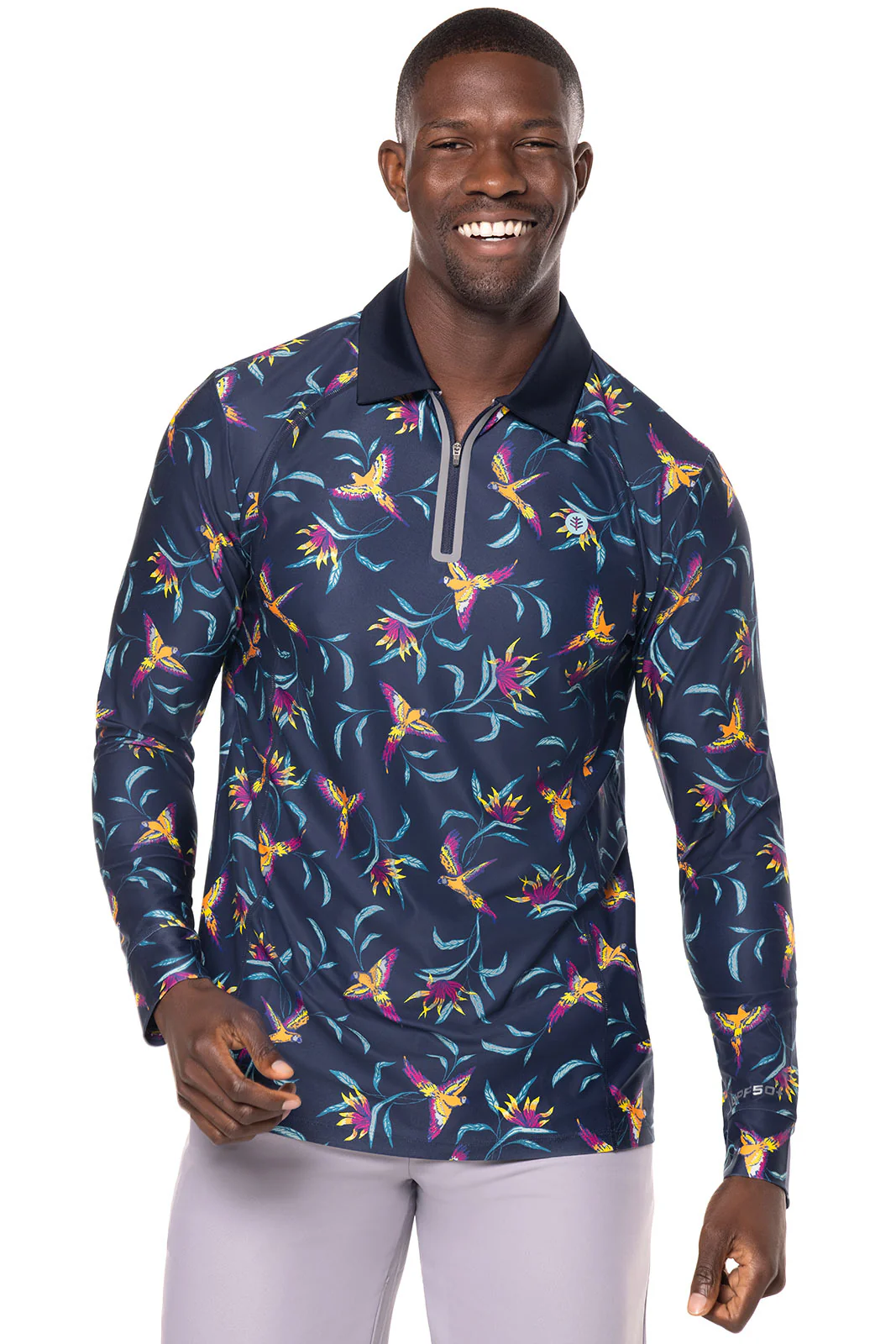 Men's Drive Golf Long Sleeve Polo | Regular Parent - Image 3
