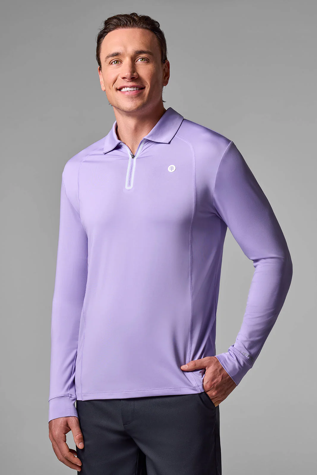 Men's Drive Golf Long Sleeve Polo | Regular Parent - Image 7
